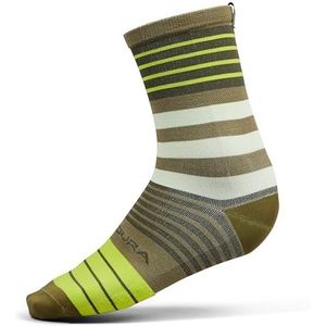 Endura Heren Block Sock Fietssokken, Tweed Groen, L-XL