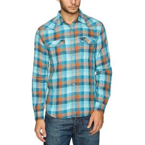 Wrangler Herenhemd - - Medium