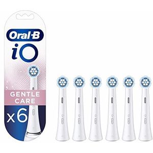 Oral-B IO Gentle Care Opzetborstels Voor Elektrische Tandenborstel, Verpakking Van 6, Geschikt Voor Brievenbus