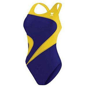 TYR womens Traditional Alliance Splice Maxfit, Roy/Gold, 34 US