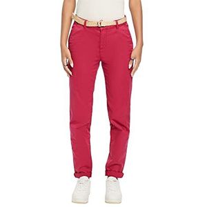 ESPRIT Dames 023EE1B333 broek, 650/DARK PINK, 30/30, 650/donkerroze., 30W x 30L