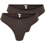 ONLY String 'ONLPEACHY'  donkerbruin