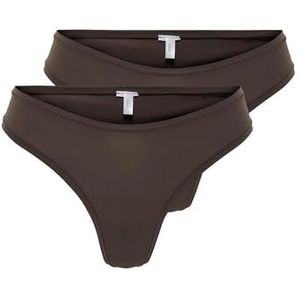 ONLY String 'ONLPEACHY'  donkerbruin