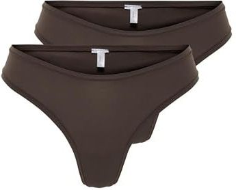 ONLY String 'ONLPEACHY'  donkerbruin