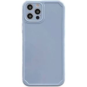 Modieuze mobiele telefoon behuizing van het merk Yablurt speciaal voor uw pone12 pro (grijsblauw)
