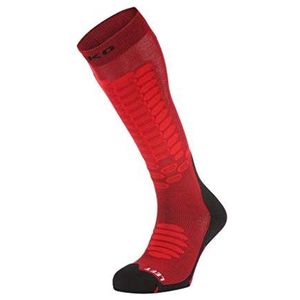 Teko Socks 8812 unisex lichtgewicht kussen, rood/zwart, maat XL