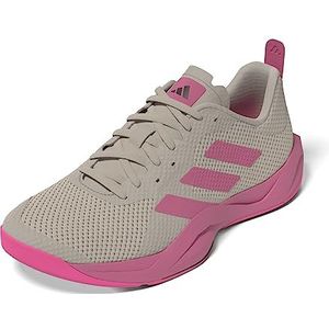 adidas Rapidmove Trainer W, Lage schoenen voor dames (niet voetbal), Wonder Beige Wonder Beige Pink Fusion, 40.5 EU