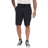 JP 1880 - Linnen Look - Bermudashorts - Mat Nachtblauw