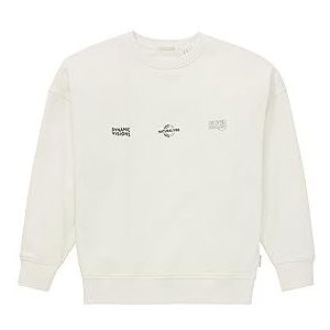 TOM TAILOR Sweatshirt voor jongens en kinderen, 32257 - Grijs Wit, 164 cm