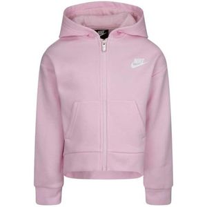 NIKE Club fleece sweatshirt roze ritssluiting en capuchon - 6 jaar
