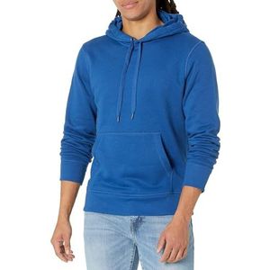 Amazon Essentials Men's Fleecetrui met capuchon (verkrijgbaar in grote en lange maten), Kobaltblauw, XS