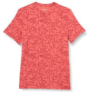 MUSTANG Heren Style Alex C AOP T-shirt, Japans rood 12433, 6XL