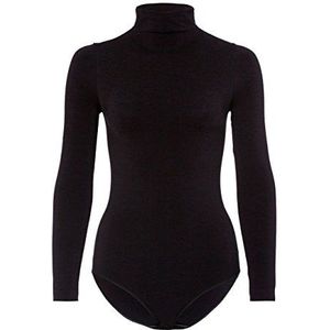 FALKE Dames Shapewear bodysuit Rich Cotton W BO Zachte Stof Lichaam met lange mouwen 1 Stuk, Zwart (Black 3009), L 44-46