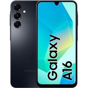 Samsung Galaxy A16 128 GB, Android smartphone, ontgrendeld, 6,7 inch display, 5000 mAh batterij, nachtblauw