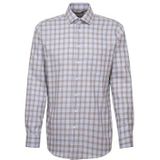 SEIDENSTICKER Zakelijk overhemd 'Smart Essentials'  pastelblauw / bruin