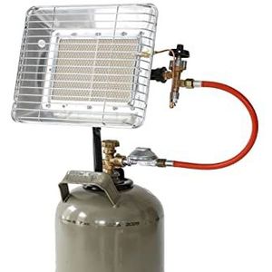 ROTHENBERGER Verwarming “ spot incl. slang & regelaar gaskachel, opzetverwarming, voor aansluiting op propaangasfles