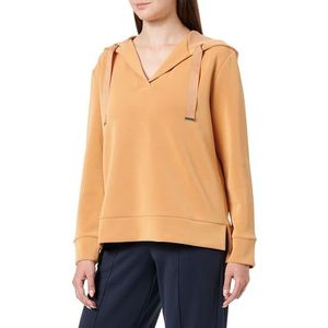 s.Oliver Black Label Sweatshirt voor dames met capuchon, geel 40, geel, 40
