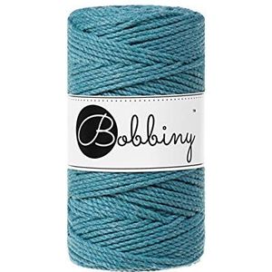 Bobbiny Macramé touw gevlochten regular 3 mm (groene) 100 m