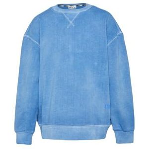 LTB Jeans Sweatshirts voor jongens Tayala Regular Casual pullover lange mouwen met ronde hals om over te trekken, 100% katoen in blauw - maat 140 cm, Riviera 11170, 140 cm