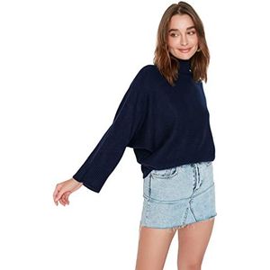 Trendyol Acryl Trui - Marineblauw - Regular S Marineblauw, marineblauw, S