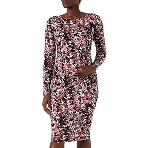 Noppies Damesjurk Paoli met lange mouwen en allover print, Zwart - P090, M