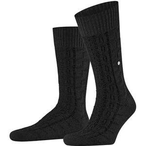 Burlington - Twist of Tweed - Heren Sokken - Grijs Anthracite Melange - 1 Paar