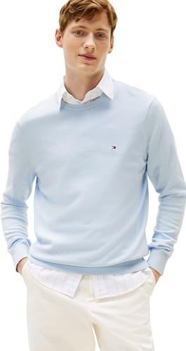 TOMMY HILFIGER - Essential - Trui - Navy - Lichtblauw - Rood - Wit