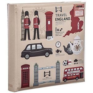 ARPAN Londen Icons Design Travel Slip Case Memo Album 6x4 voor 200 foto's, 23 x 23 cm