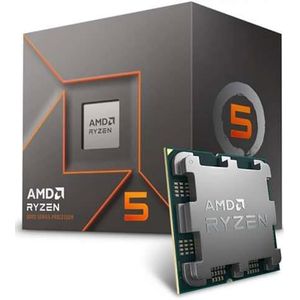 AMD Ryzen 5 8400F Processor (6 Cores/12 threads, 65W DTP, Socket AM5 , Cache 22MB, tot 4.7GHz max boost frequency, met koeler wraith stealth )