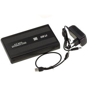 KALEA-INFORMATIQUE Externe USB-behuizing voor SATA 3,5 harde schijven met externe voeding. aluminium