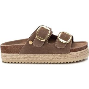 XTI 143635 damessandalen, taupe, maat 36, Taupe, 36 EU