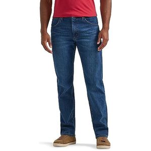 Wrangler Classic Five-Pocket Regular Fit Straight Leg Jean Jeans voor heren, blauw (Blue Ocean Flex), 34W x 32L
