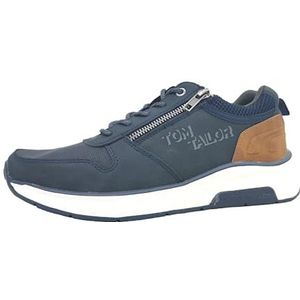 TOM TAILOR Heren 5380140007 Sneakers voor heren, marineblauw, 45 EU, Donkerblauw, 45 EU