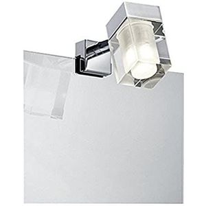 Trio Leuchten LED badkamer spiegellamp metaal geïntegreerd, 3,2 W, chroom 11 x 4 x 7 cm