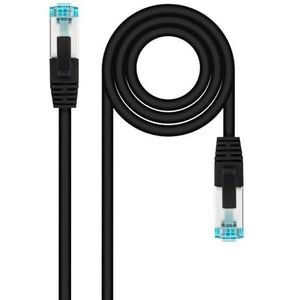 Monkey Ladder Cat.7 netwerkkabel, 600 MHz, LSZH, SFTP, PIMF, AWG26, zwart, 0,5 m