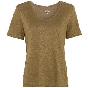 Camel Active Womenswear T-shirt voor dames, Legerolijf, L