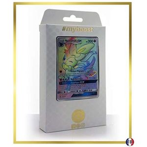 Nymphali-GX (Sylveon-GX) 158/145 Shiny Rainbow - Ultraboost X Soleil & Lune 2 Gardiens Ascendants - Doos met 10 Franse Pokemon kaarten