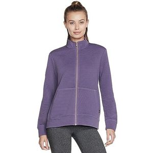 Skechers Dames The Hoodless Hoodie Gowalk Everywhere Jacket Cardigan Sweater, Kadet, XS