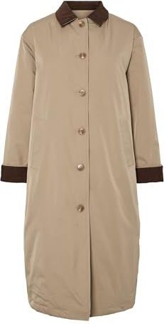 PIECES - Tussenmantel - Bruin - JORMA