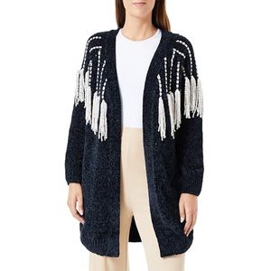 NALLY Chenille Cardigan 19025229-NA02, zwart, XL/XXL, zwart, XL/XXL