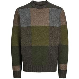 Jack & Jones JPRBLUGINGHAM Knit Crew Neck, Deep Depths., S