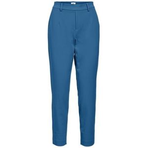 Object - Lisa Slim Broek - Rechte Pasvorm - Middelhoge Taille - Zwart