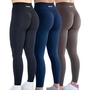 AUROLA Intensify dameslegging, Pack (zwart/smokingblauw/kastanjebruin), S
