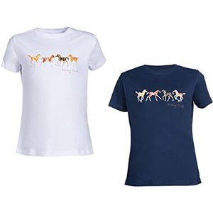HKM Pony Club T-Shirt voor kinderen Wit 122/128