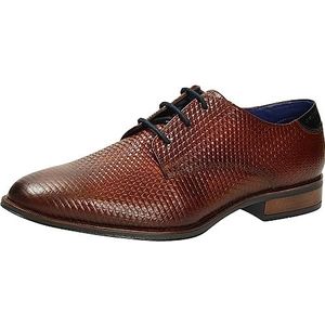 bugatti Zavinio veterschoenen voor heren, cognac, 42 EU