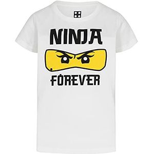 LEGO Ninjago T-shirt voor meisjes, off-white, 104 cm