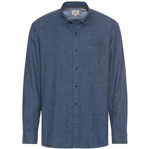camel active Shirt met lange mouwen, nachtblauw, M