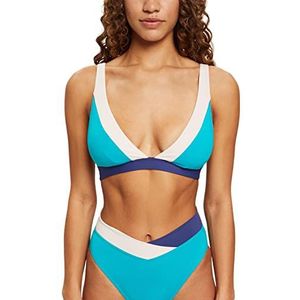 ESPRIT Bodywear LA Jolla Beach RCS pad.Bra.top Bikini, groengroen, 40B, teal green, B