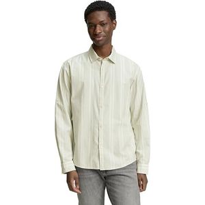 TOM TAILOR Denim heren overhemd, 37866 - Mint Green Big Stripe, L