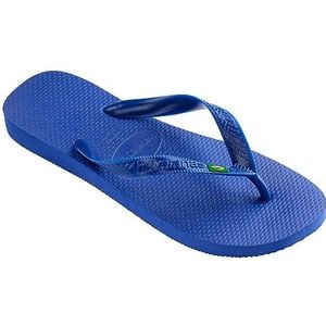Havaianas Unisex Top Brasil Flip-Flop, Marine Blauw, 3.5/4 UK, Marine Blauw, 3.5/4 UK